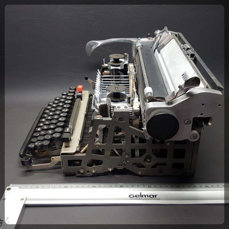 RARE!! Original Deconstructed Cast Metal Typewriter!!!