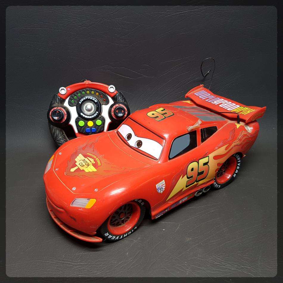 Large Original Disney Pixar Radio Control Car (No Batteries, Not Tested)