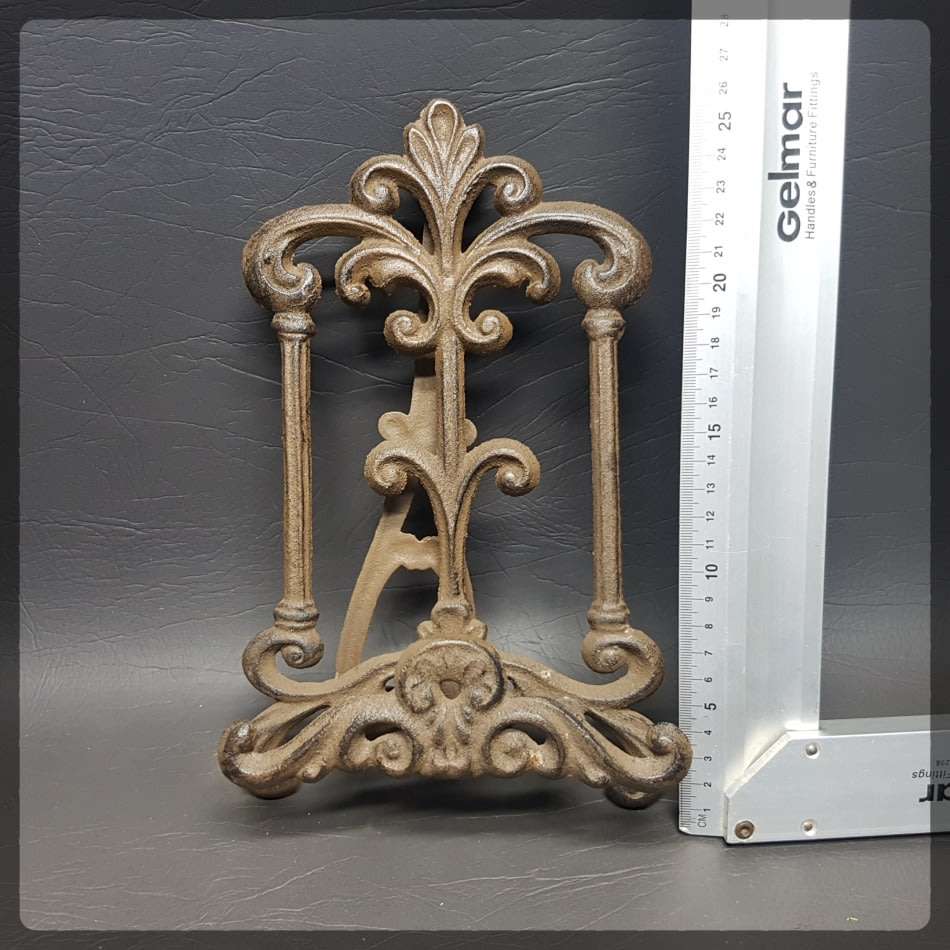 Decorative Antique Themed Cast Iron Book Stand!!!