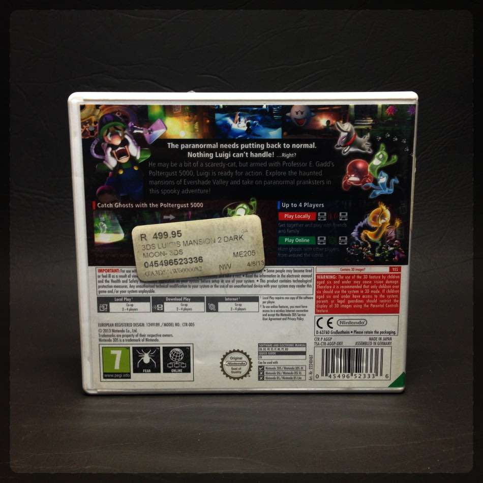 Original Nintendo 3DS Luigi's Mansion