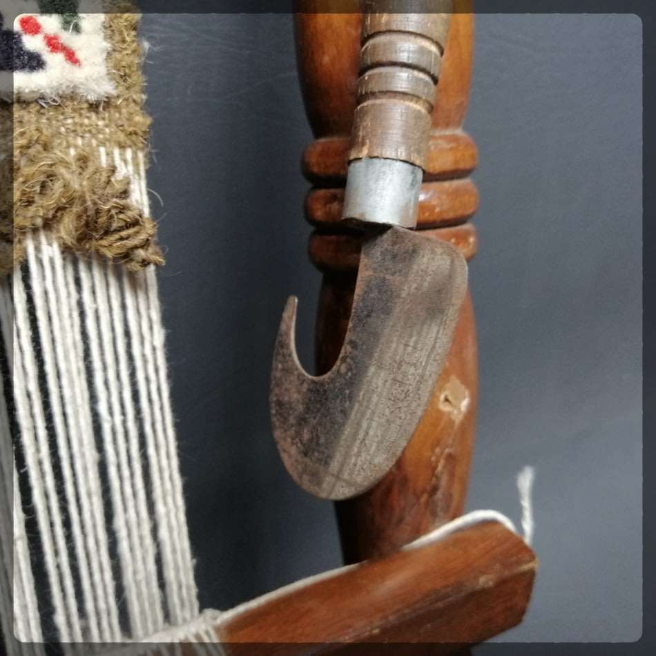 RARE!!! Authentic Vintage Middle Eastern Mini Carpet Weaving Loom and Tools!!!