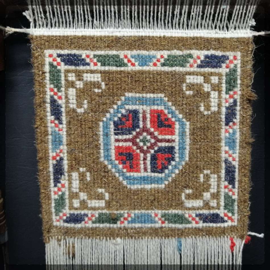 RARE!!! Authentic Vintage Middle Eastern Mini Carpet Weaving Loom and Tools!!!