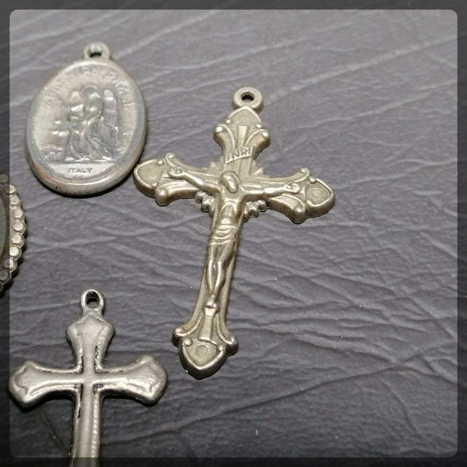 Vintage Detailed Rosary Pendants