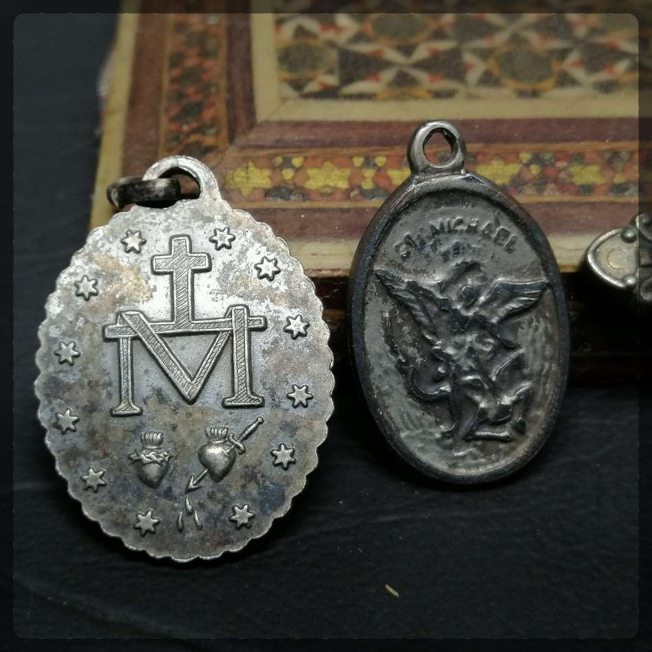 Vintage Detailed Rosary Pendants