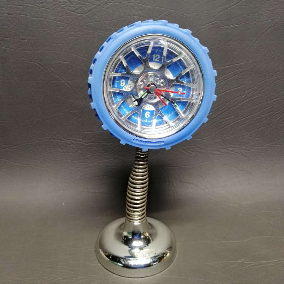 Original Tyre Themed Wobbly Clock (working)