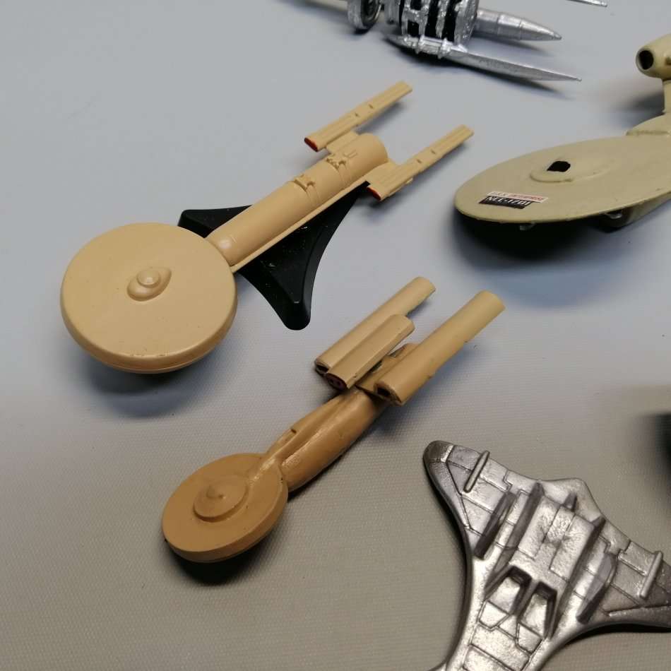 Vintage Star Trek Space Crafts  - Maker Unknown
