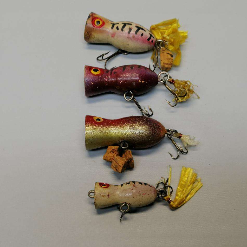Antique Wood Hand Painted Fishing Lure Collection!!!