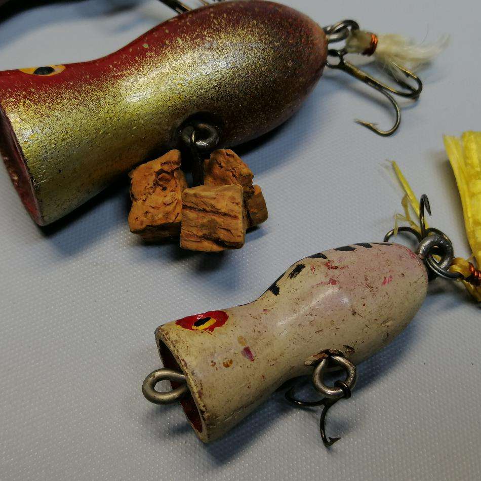 Antique Wood Hand Painted Fishing Lure Collection!!!