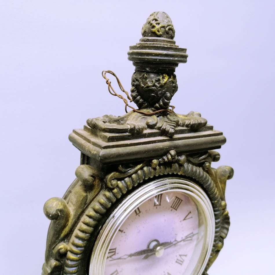 Original Cast Composite Material Highly Decorative Mantel Clock!!!