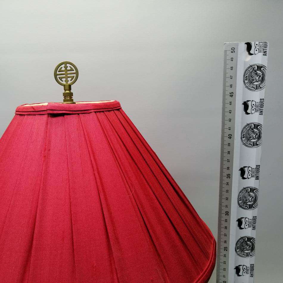 Original Detailed Karolina Lehman Oriental Themed lamp on Base (Working)