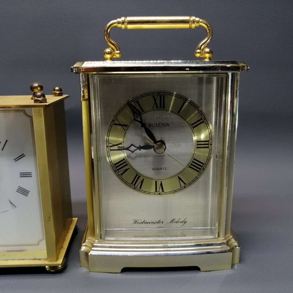 Three Original Brass Metal Carriage Clock (Working, Bid for Three)