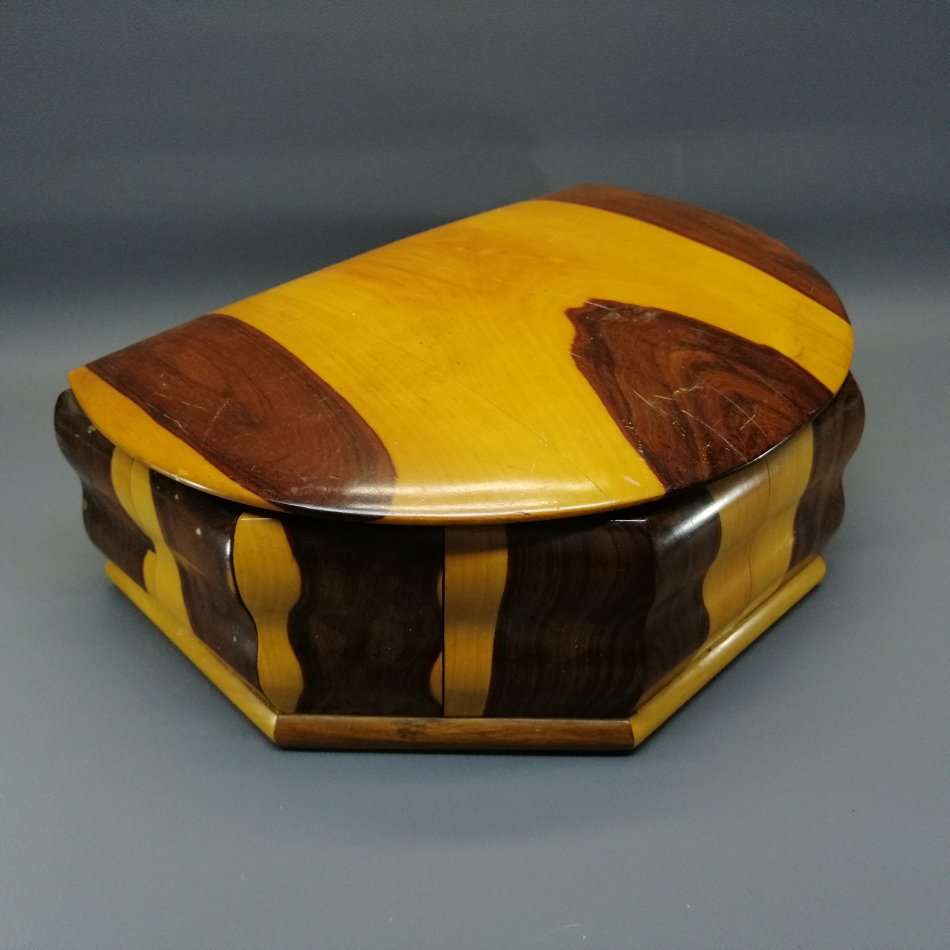 LARGE Solid Handcrafted Wood Jewelry Box!!!