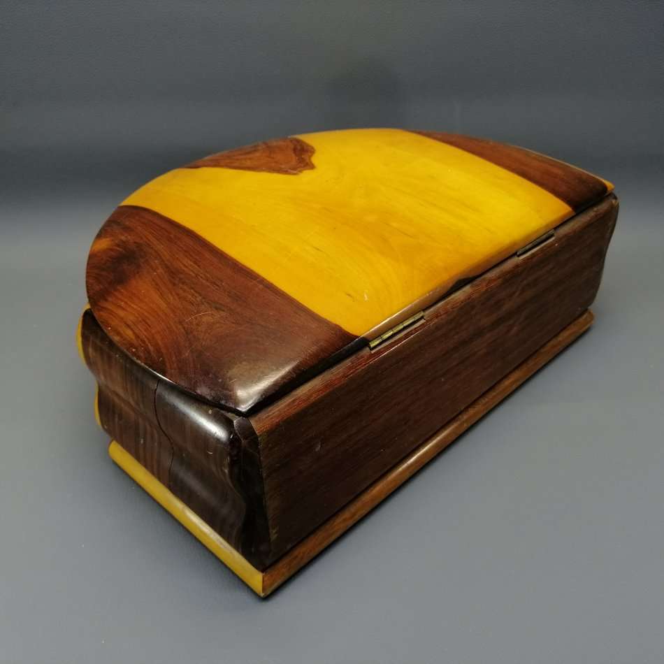 LARGE Solid Handcrafted Wood Jewelry Box!!!