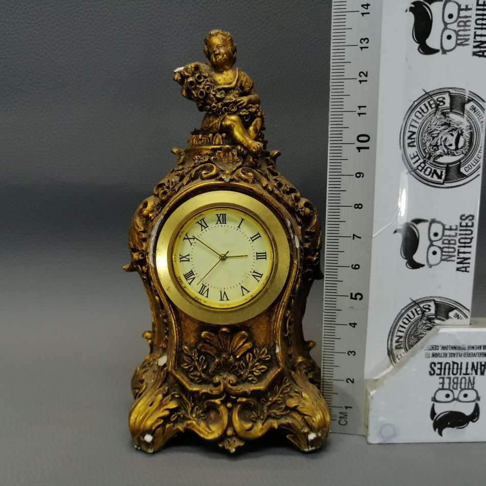 Highly Decorative Small Standing Cherub Clock!!!