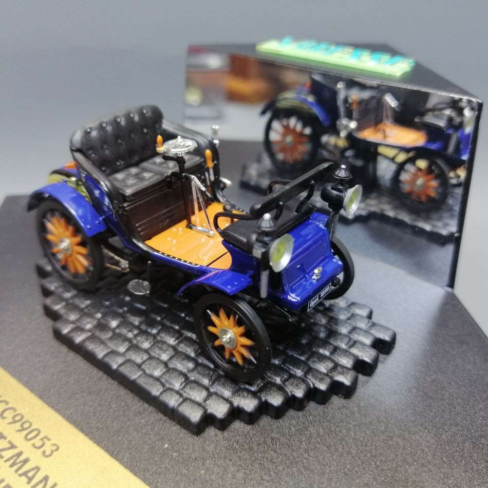 Highly Detailed  Vitesse Die Cast Metal 1899 Blue Opel Lutzmann!!!