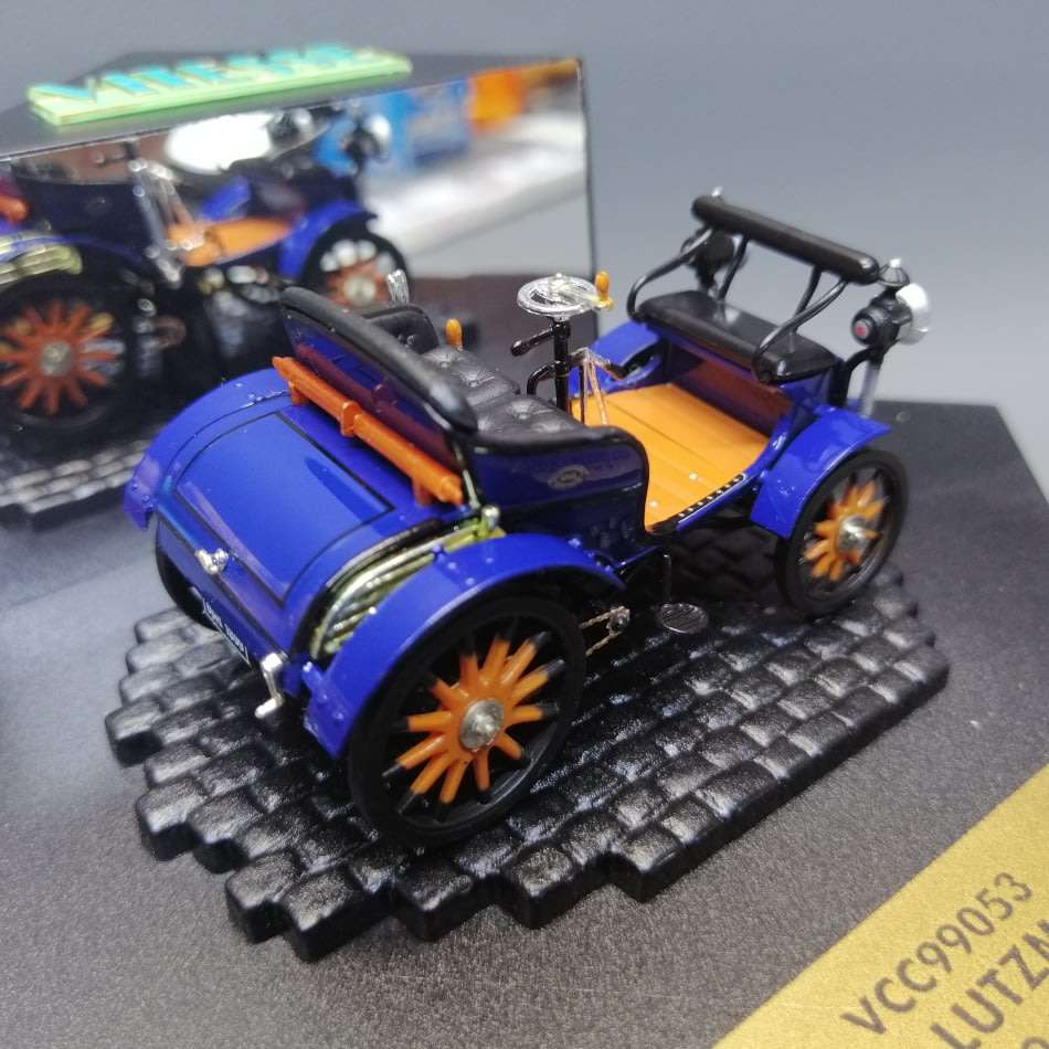 Highly Detailed  Vitesse Die Cast Metal 1899 Blue Opel Lutzmann!!!