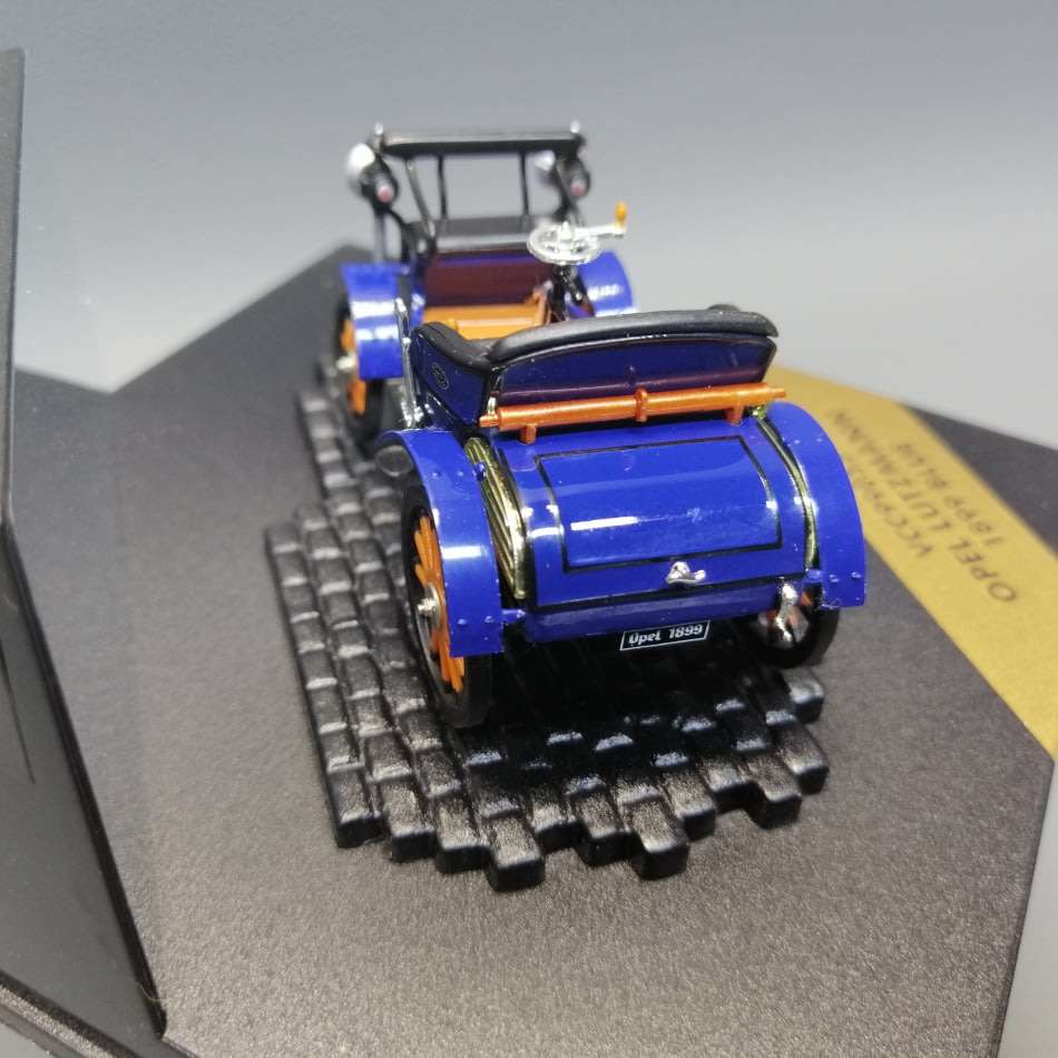 Highly Detailed  Vitesse Die Cast Metal 1899 Blue Opel Lutzmann!!!