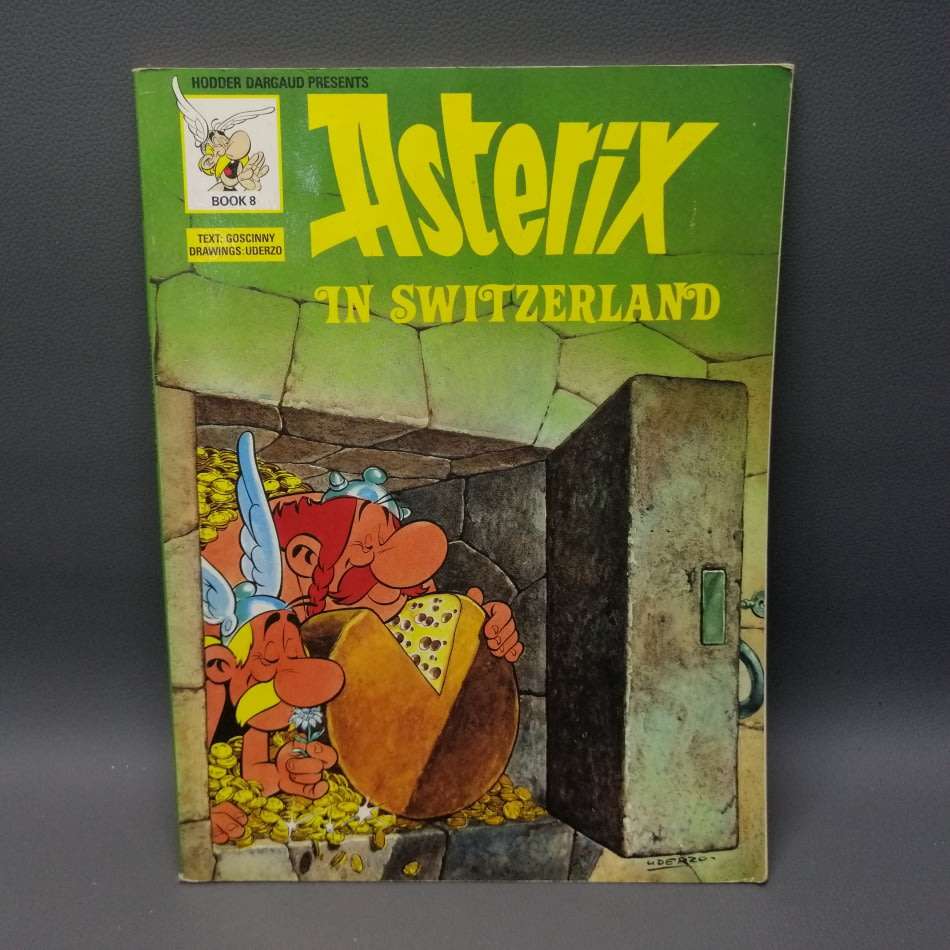 Original R. Goscinny Asterix in Switzerland