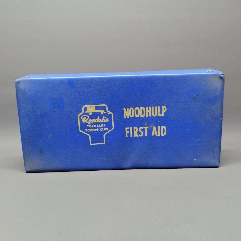 RARE!! Original Rondalia Touring Club First Aid Kit Box!!!
