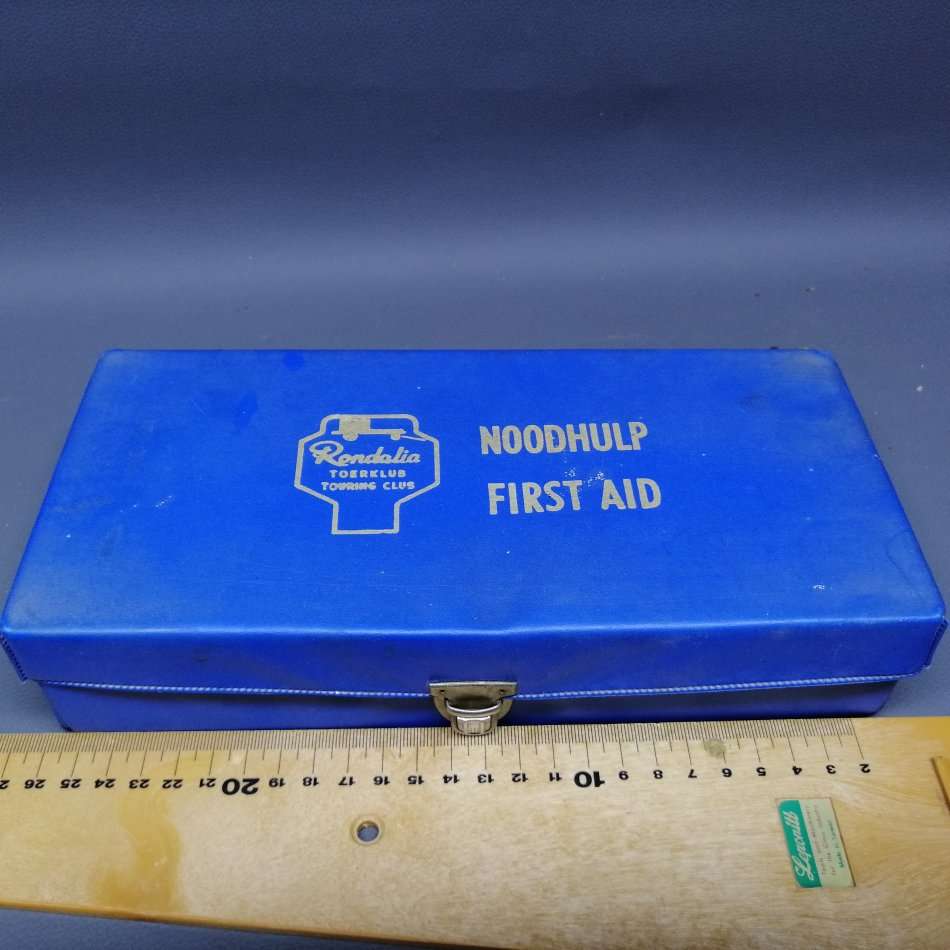 RARE!! Original Rondalia Touring Club First Aid Kit Box!!!