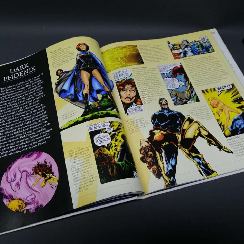 Original MARVEL X Men The Ultimate Guide Hard Cover Book!!