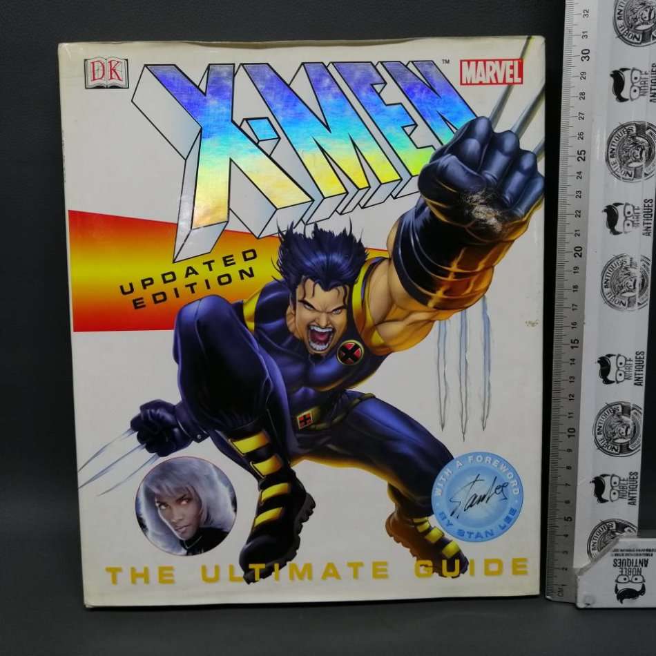 Original MARVEL X Men The Ultimate Guide Hard Cover Book!!