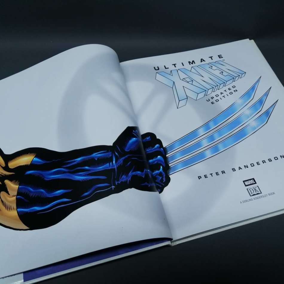 Original MARVEL X Men The Ultimate Guide Hard Cover Book!!