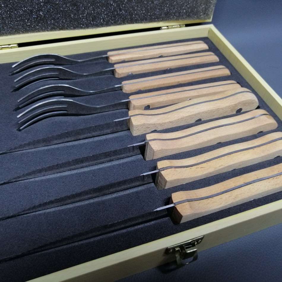 Original Boxed High Quality Audi Branded Steak Knife Set!!!