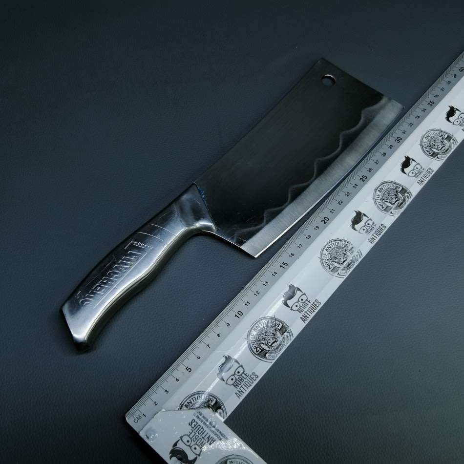 Large Stainless Steel Oriental Butchers Knife!!!