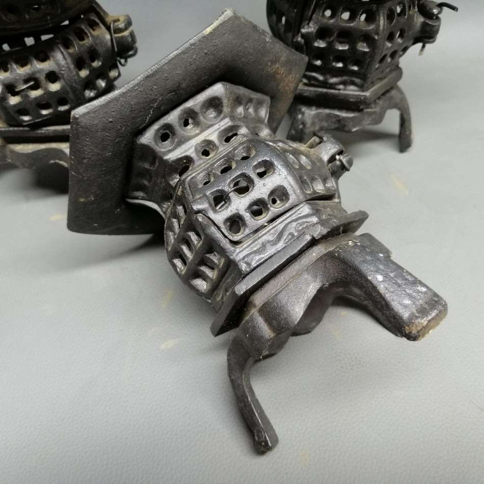 Three Original Cast Iron Oriental Lanterns!!! Bid per Item