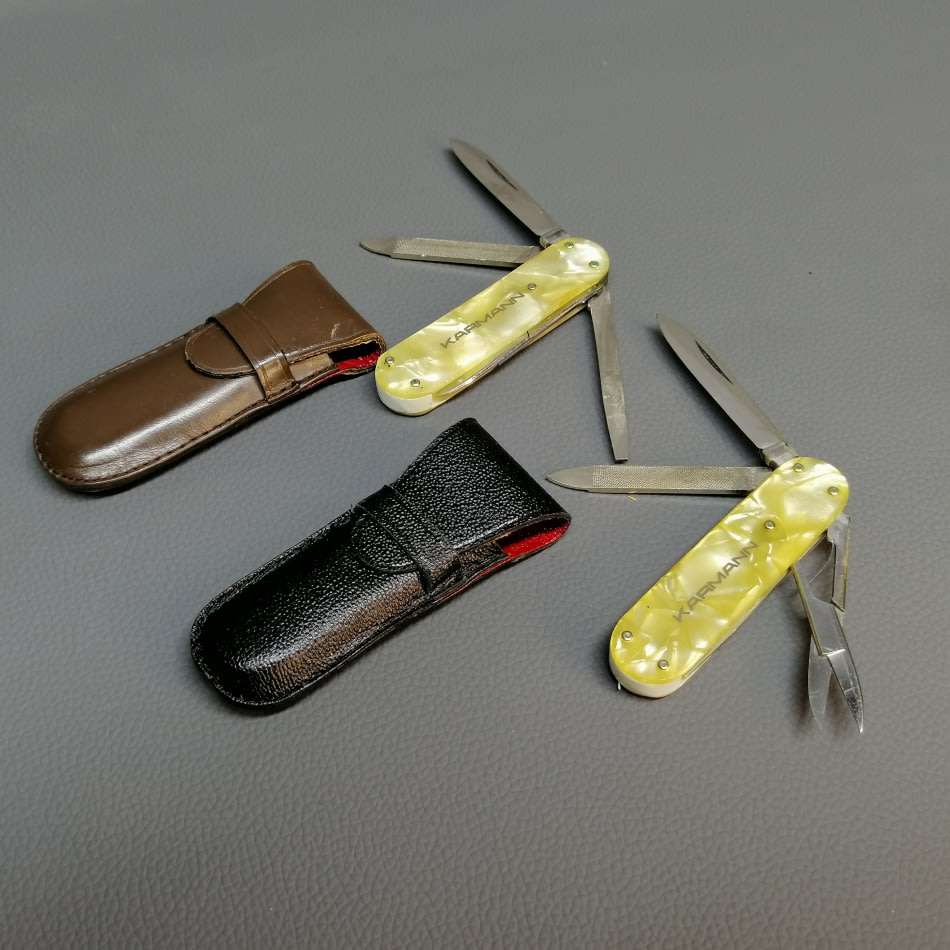 Two Original German Pocket Knives With Original Pockets!!! Bid per Knife to Take Both!!!