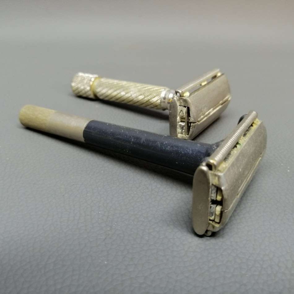 Two Original Vintage Collectible Wilkinson Sword Razors!!!