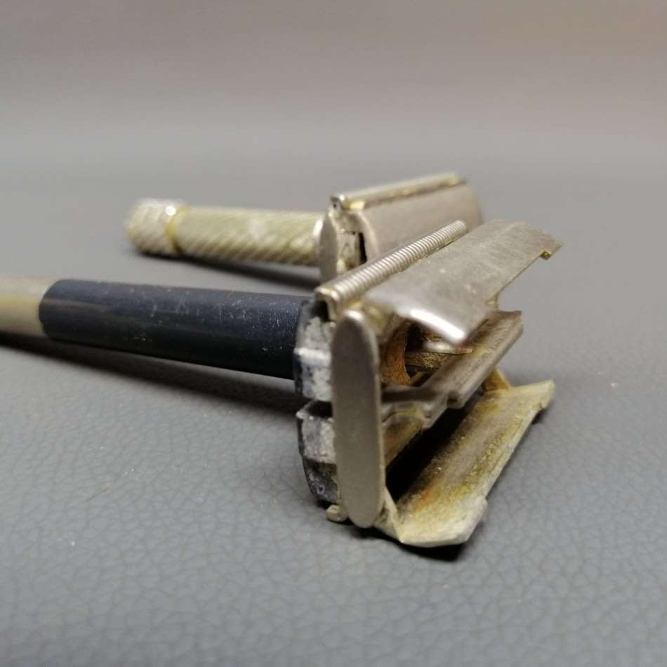 Two Original Vintage Collectible Wilkinson Sword Razors!!!