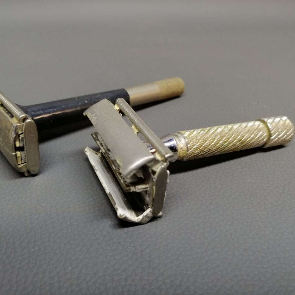 Two Original Vintage Collectible Wilkinson Sword Razors!!!