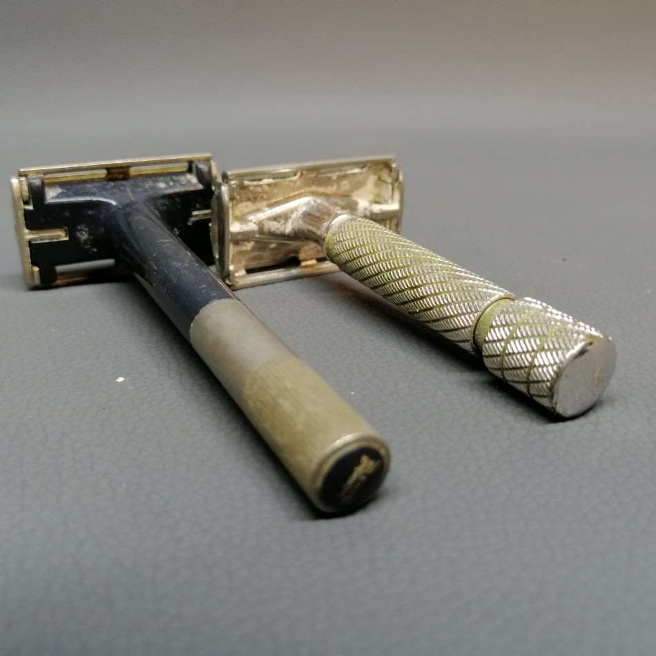 Two Original Vintage Collectible Wilkinson Sword Razors!!!