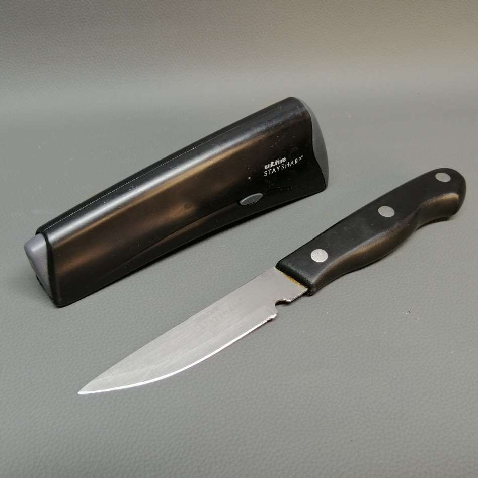 Original Wiltshire Stay Sharp Kitchen Knife and Sharpener Case!!!