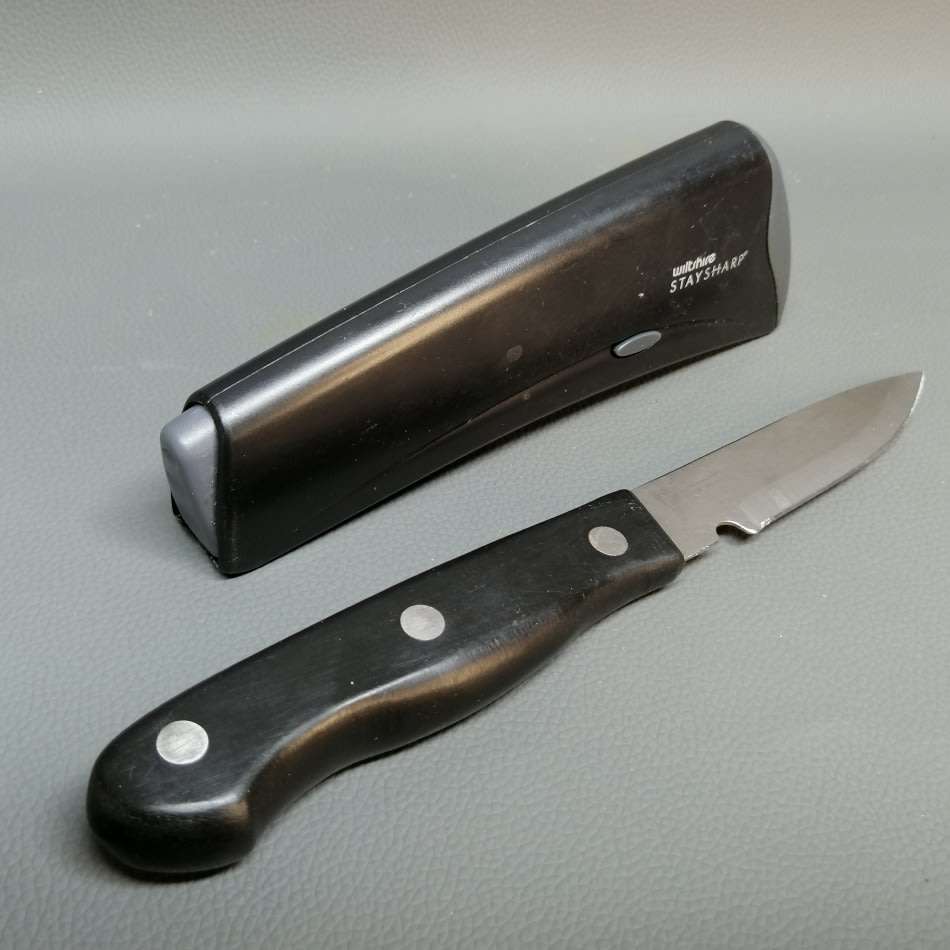 Original Wiltshire Stay Sharp Kitchen Knife and Sharpener Case!!!
