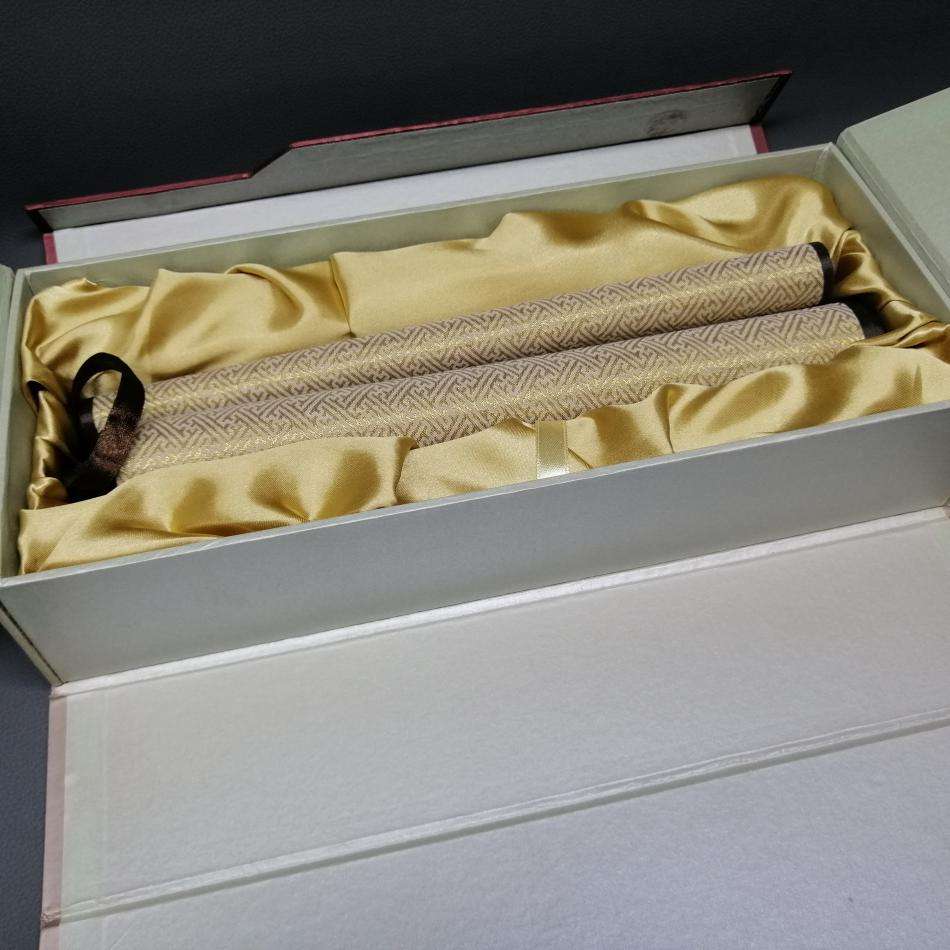 Original Boxed Pure Silk Scroll of Hangzhou Bay Bridge!!!