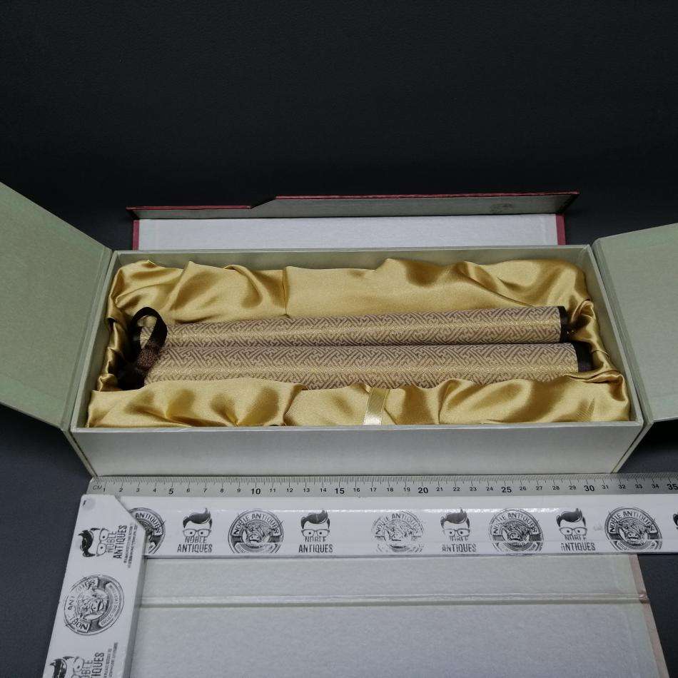 Original Boxed Pure Silk Scroll of Hangzhou Bay Bridge!!!