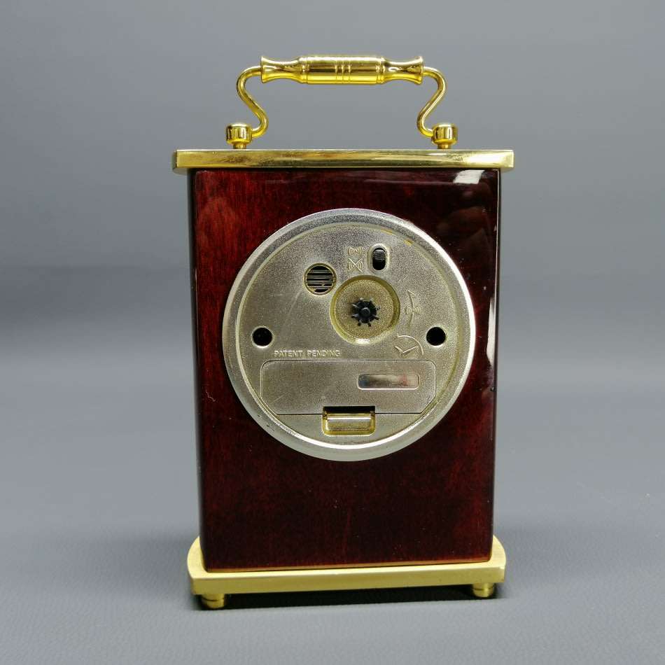 Original German Staiger Lacquered Wood and Brass Carriage Clock!!!