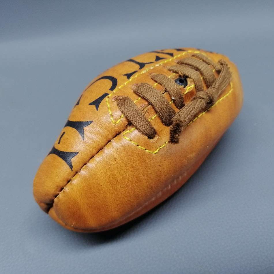 RARE!!! Genuine Leather Gilbert Match Mini Rugby Ball!!!