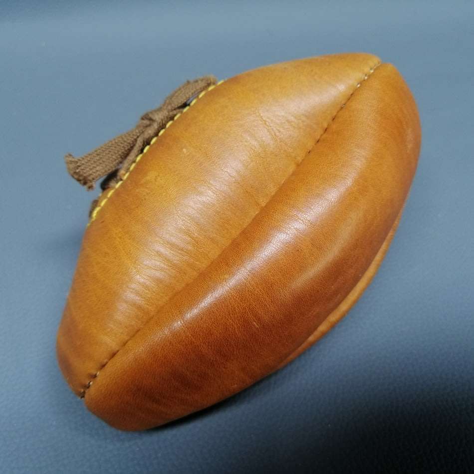RARE!!! Genuine Leather Gilbert Match Mini Rugby Ball!!!