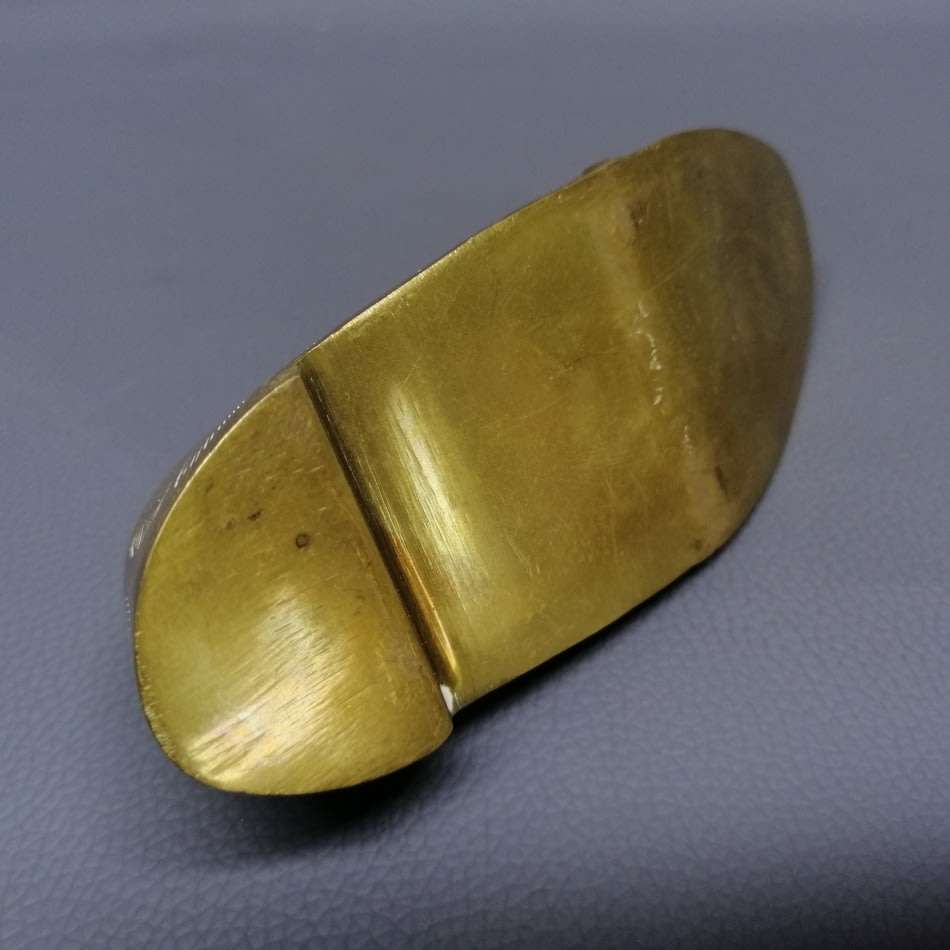 Vintage Solid Brass Detailed Shoe Formed Ashtray!!!