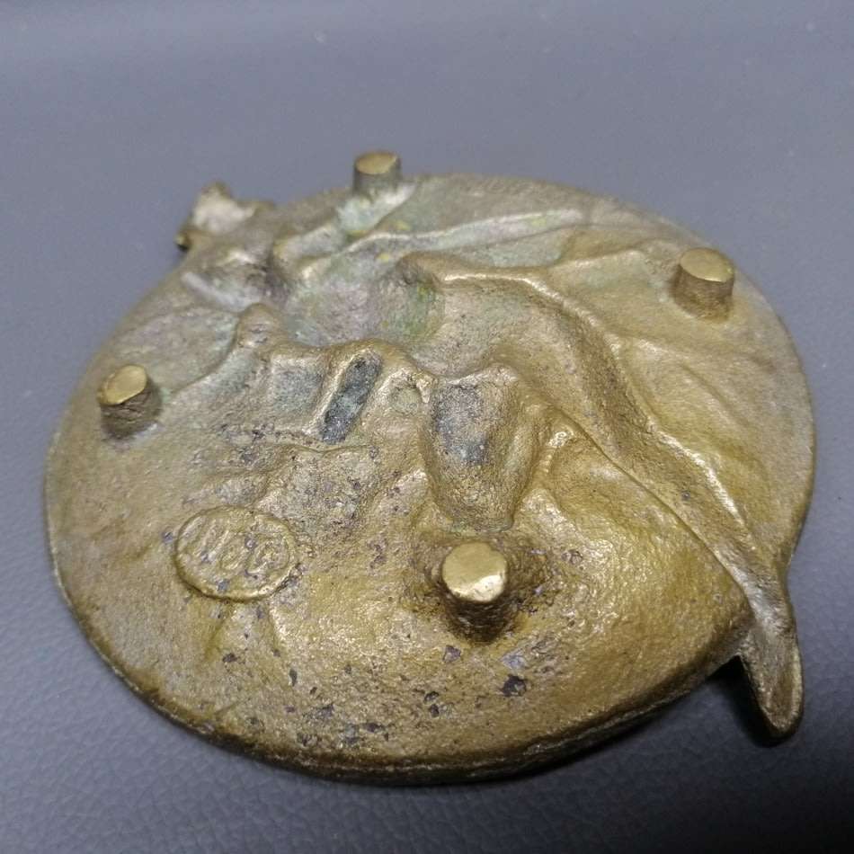 Antique Victorian Cast Metal Ashtray/Nut Bowl!!!