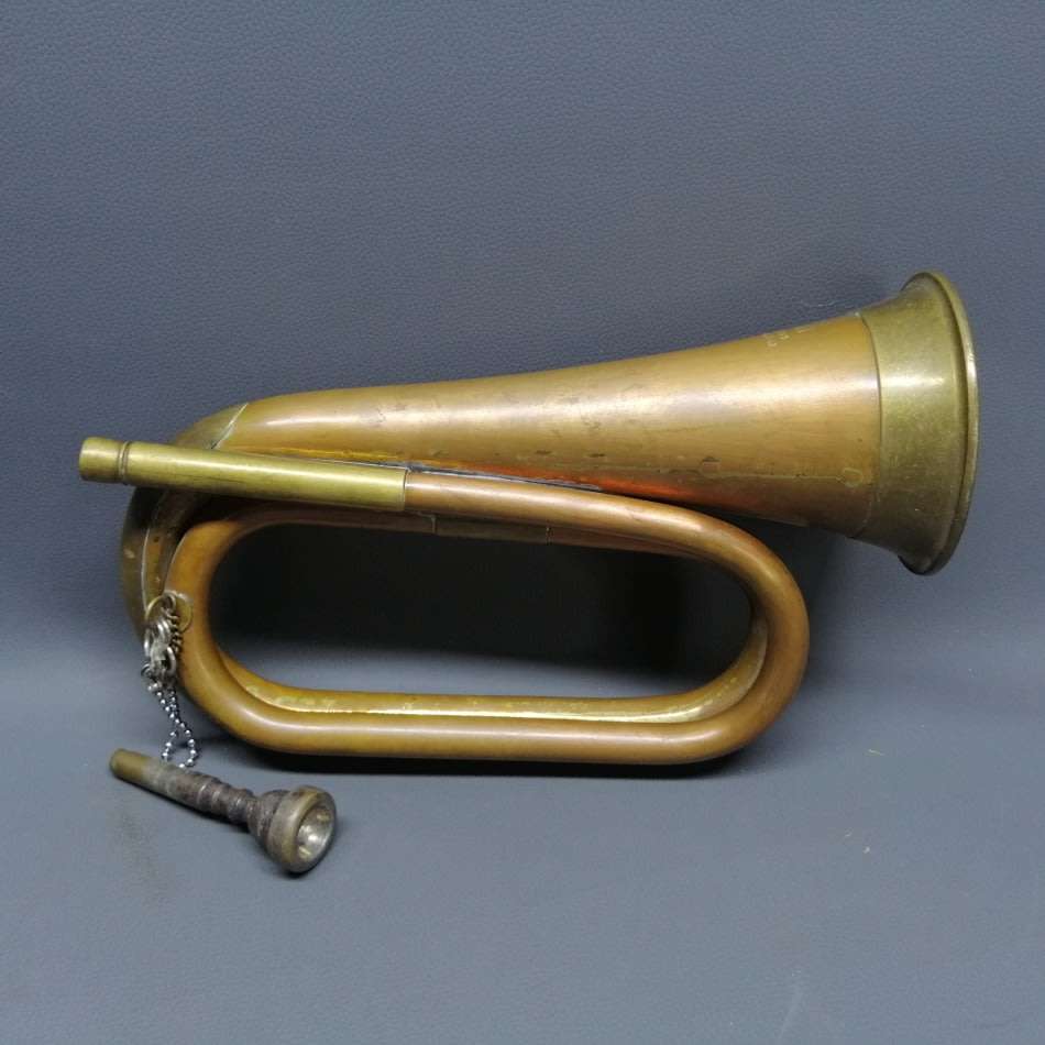 Original Vintage Brass and Copper Metal Bugle!!!