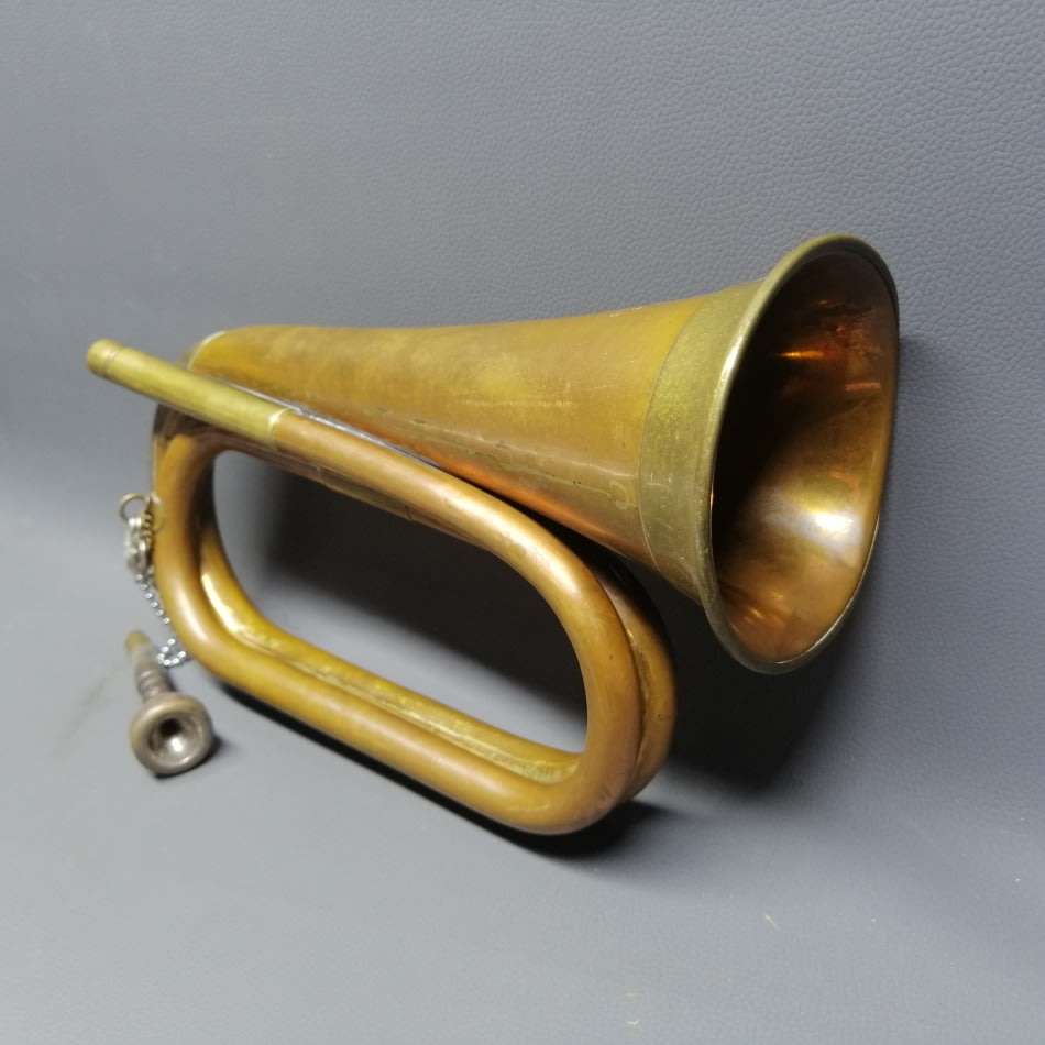 Original Vintage Brass and Copper Metal Bugle!!!