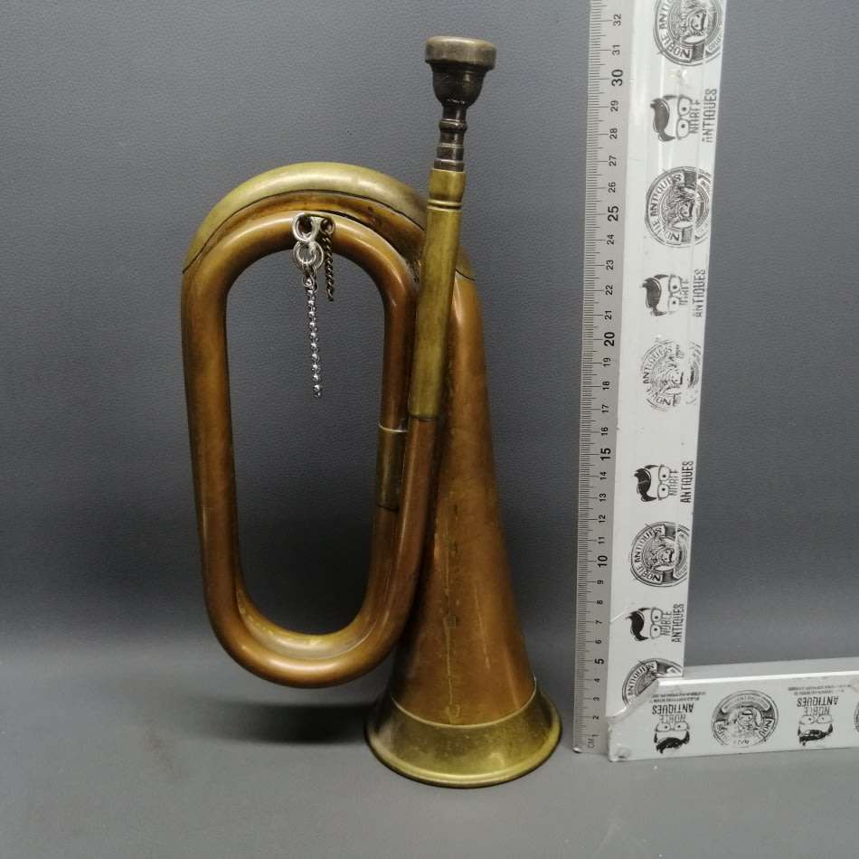 Original Vintage Brass and Copper Metal Bugle!!!