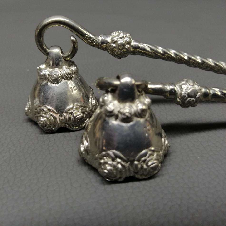 Two Original  EXQUISITE JENNA CLIFFORD SIGNATURE PEWTER CANDLE SNUFFERS !!! Bid per Item