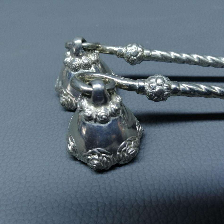 Two Original  EXQUISITE JENNA CLIFFORD SIGNATURE PEWTER CANDLE SNUFFERS !!! Bid per Item