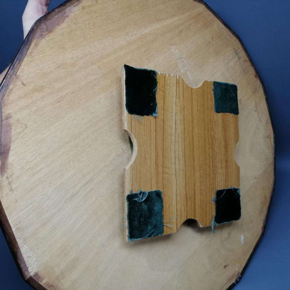 Large Original Vintage Walnut Lazy Susan!!! 500mm Diameter!!!